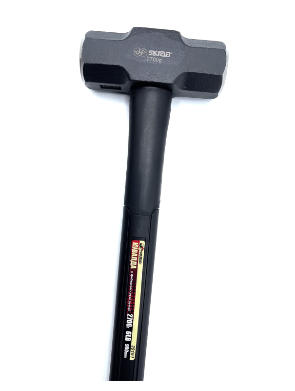 Кувалда Skrab 20191 с фиберглассовой ручкой, 2700 гр. / 900 мм.