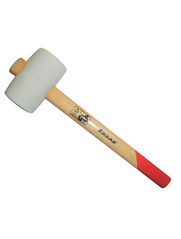 Киянка резиновая Skrab 20108 65 мм. с деревянной ручкой