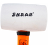 Киянка резиновая Skrab 20101 60 мм., фибергласс 30 см. / Белая