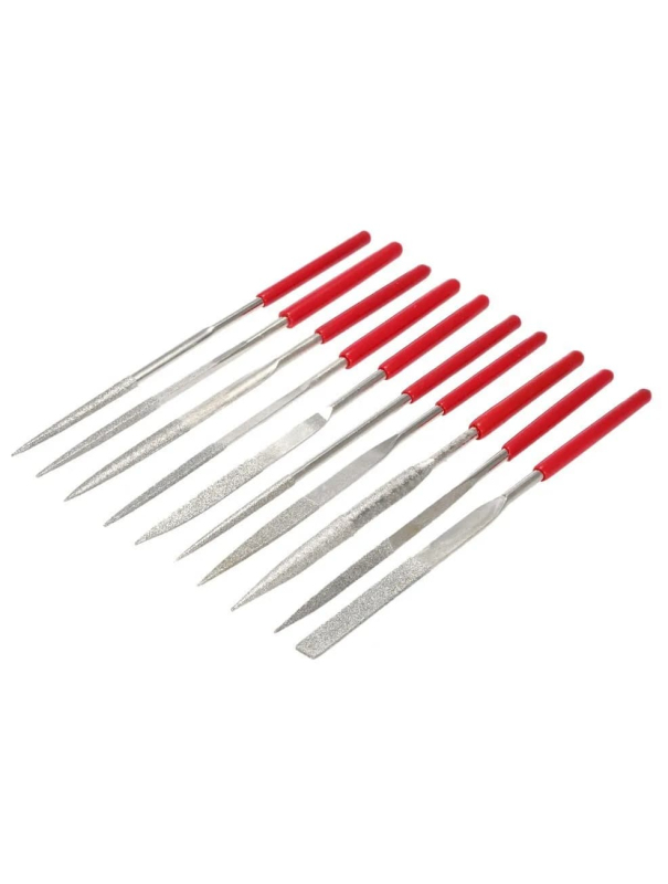 Набор алмазных надфилей Skrab 21102, 3 х 140 х 50 мм. / 9 предметов