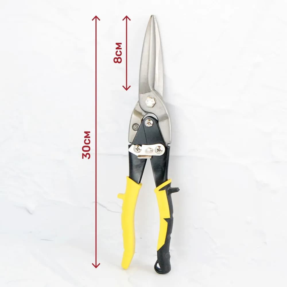 Ножницы Skrab 24041 по металлу пряморежущие, CrV / 300 мм.