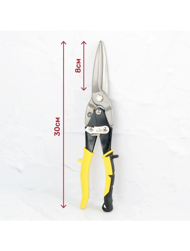 Ножницы Skrab 24041 по металлу пряморежущие, CrV / 300 мм.