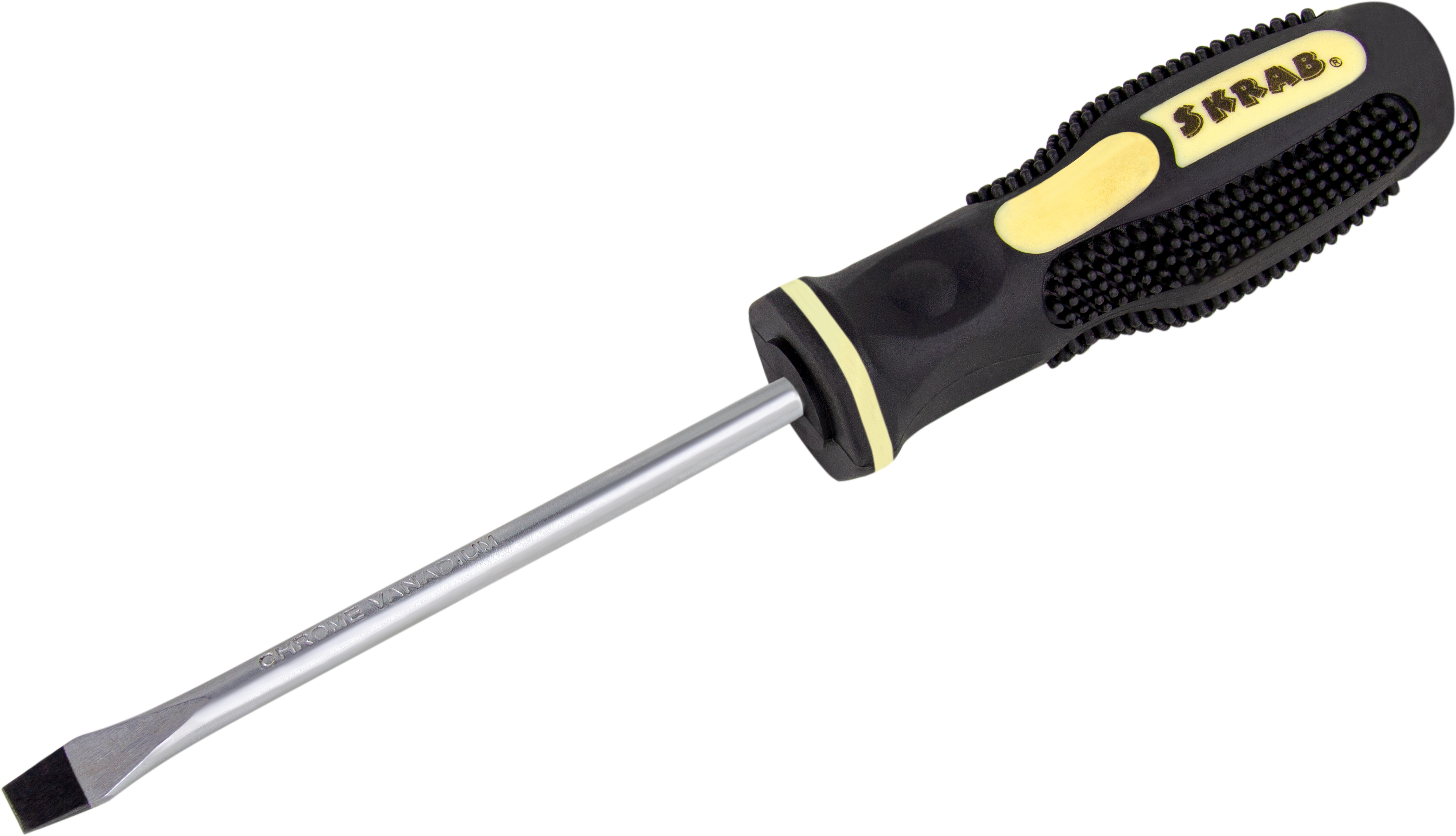 Отвертка плоская шлицевая SL 5.5х100 мм. Skrab 41325 / Черная