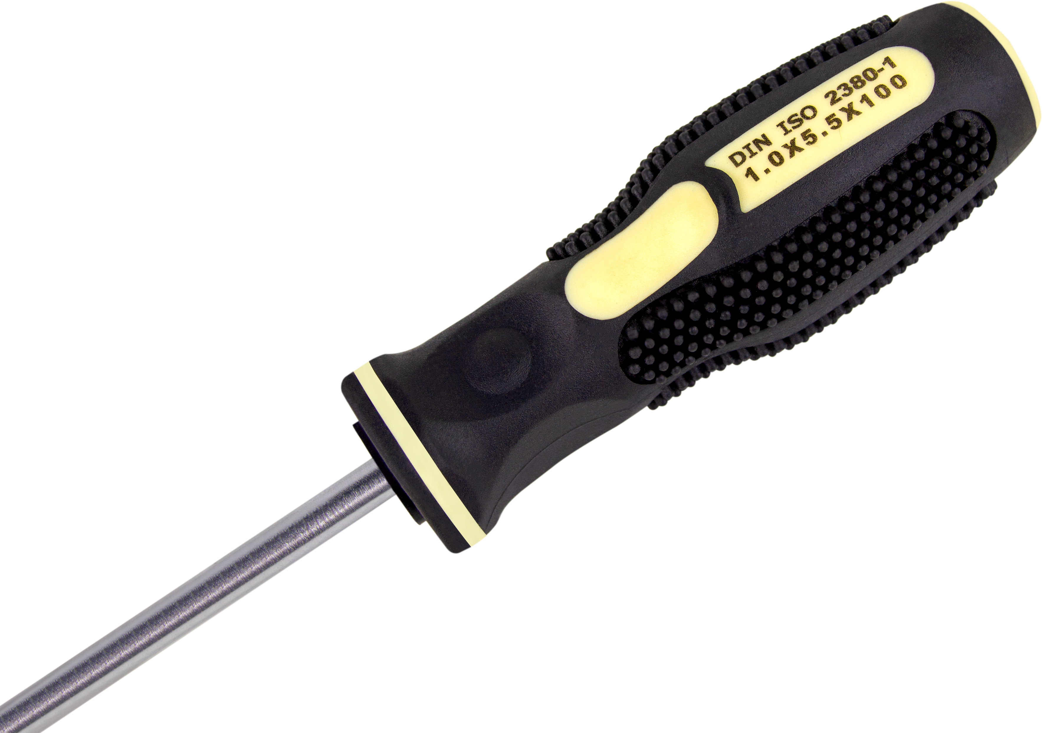 Отвертка плоская шлицевая SL 5.5х100 мм. Skrab 41325 / Черная