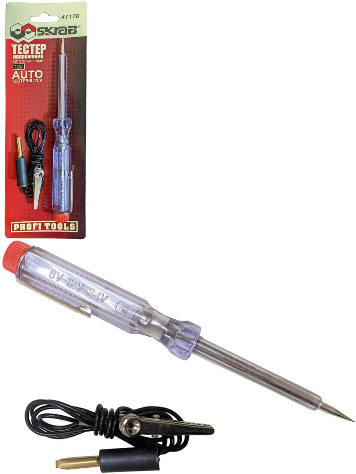 Тестер напряжения Skrab 41170 автомобильный 12V