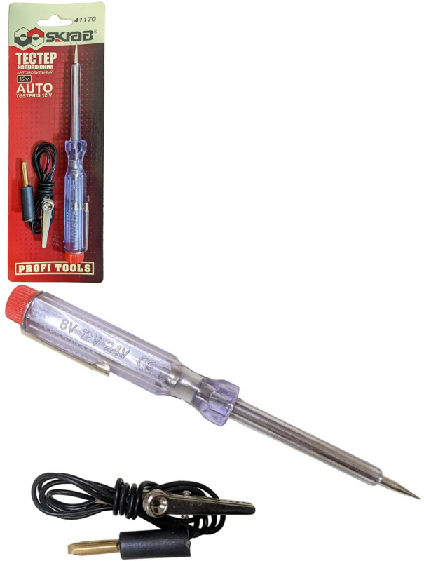 Тестер напряжения Skrab 41170 автомобильный 12V