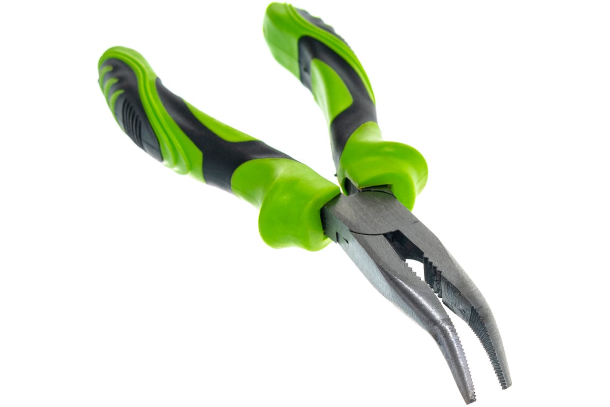 Длинногубцы Skrab 22010 комбинированные изогнутые / 160 мм.