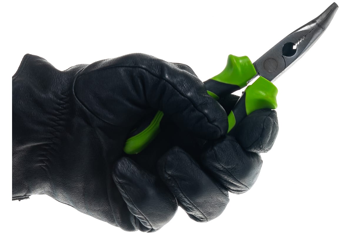 Длинногубцы Skrab 22010 комбинированные изогнутые / 160 мм.