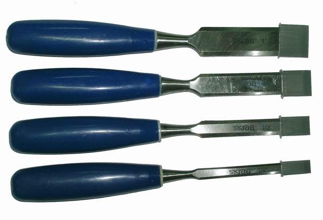 Набор стамесок 4шт. с пласт.ручк. SKRAB