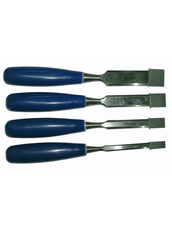 Набор стамесок 4шт. с пласт.ручк. SKRAB