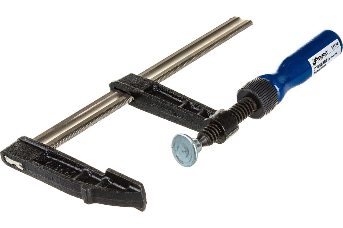 Струбцина Skrab 25164 F-образная реечного типа, 200 х 80 мм.