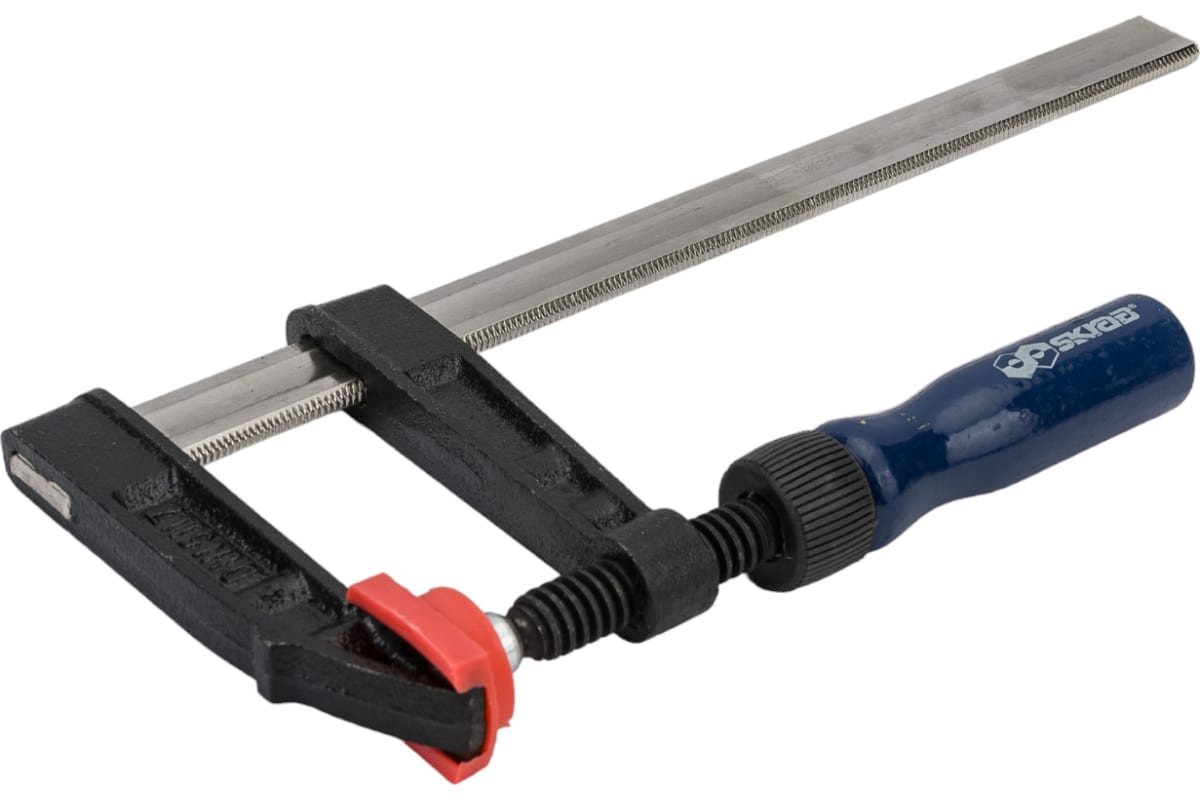 Струбцина Skrab 25165 F-образная реечного типа, 250 х 80 мм.