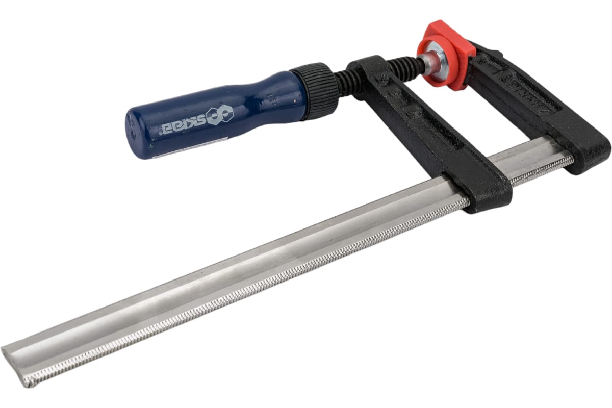 Струбцина Skrab 25165 F-образная реечного типа, 250 х 80 мм.