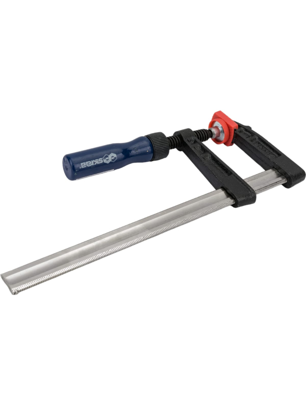 Струбцина Skrab 25165 F-образная реечного типа, 250 х 80 мм.