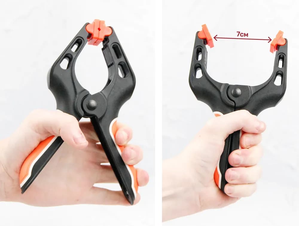 Струбцина-зажим Skrab 25268 с пружинным механизмом / 170 мм.