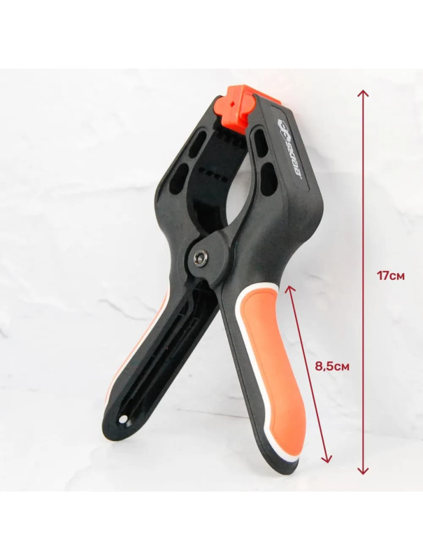 Струбцина-зажим Skrab 25268 с пружинным механизмом / 170 мм.