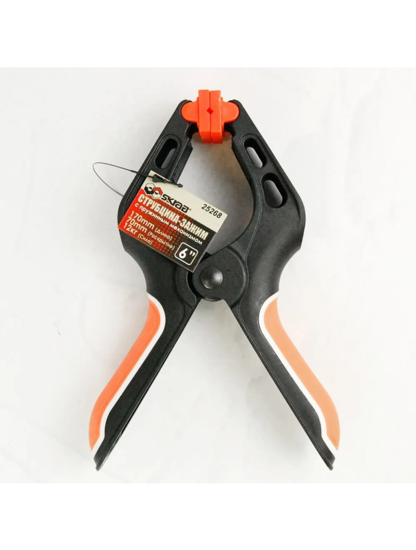 Струбцина-зажим Skrab 25268 с пружинным механизмом / 170 мм.