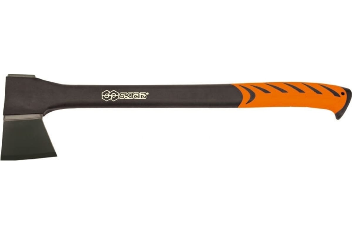 Топор кованный Skrab 20341 с фиберглассовой ручкой / 450 мм.