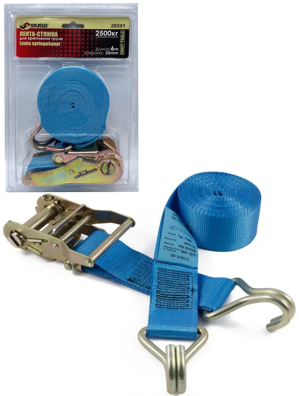 Лента-стяжка Skrab 26591 для крепления груза / 6 м.