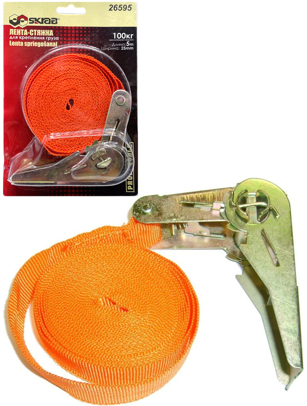 Лента-стяжка Skrab 26595 для крепления груза / 5 м.