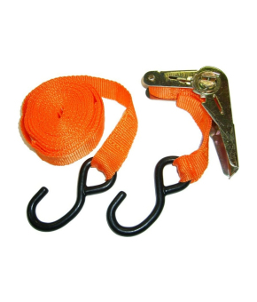 Лента-стяжка с крюками Skrab 26590 для крепления груза / 5 м.