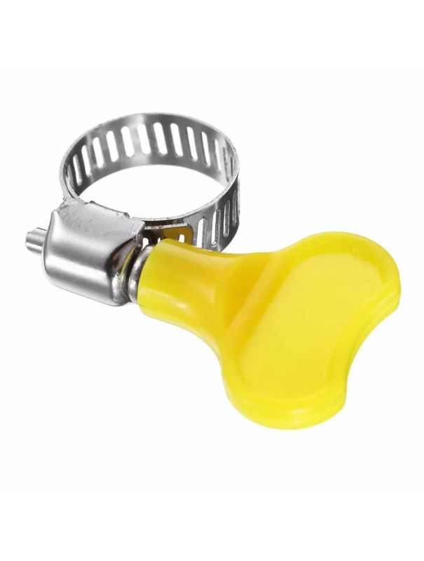 Хомуты червячные Skrab 25619 с ключом из нержавеющей стали 16-32 мм. / 100 шт.