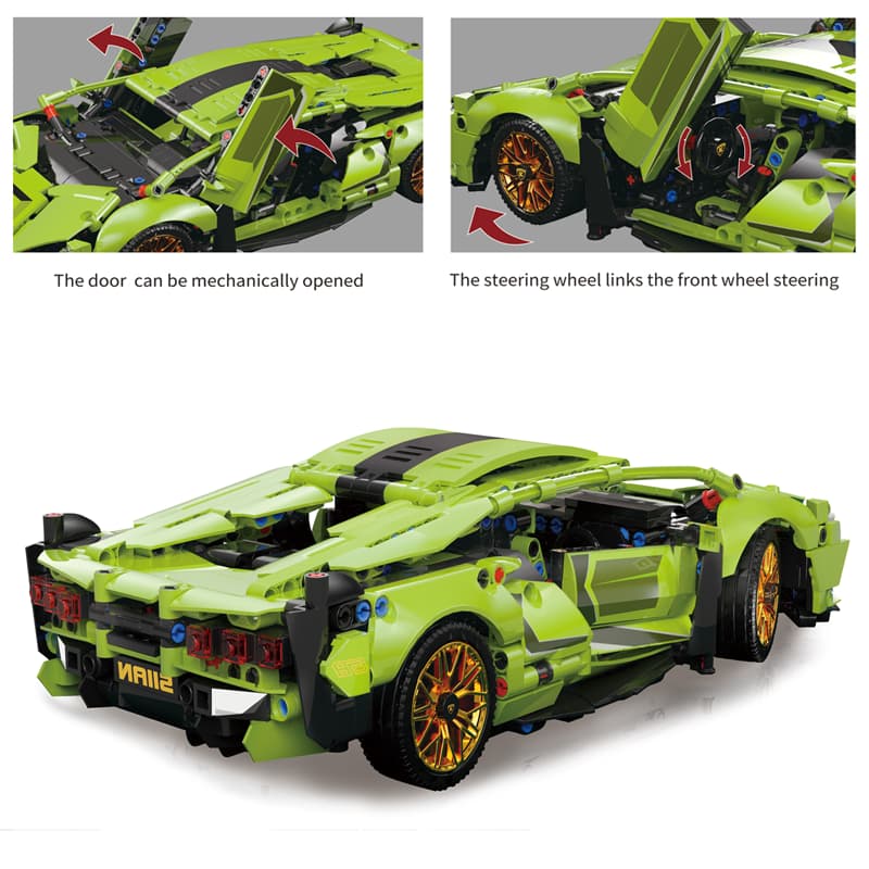 Конструктор Kbox «Lamborghini Sian FKP» 10226 / 1468 деталей