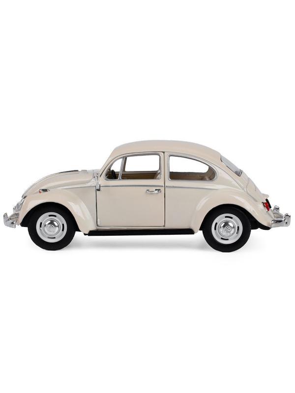 Металлическая машинка Kinsmart 1:24 «1967 Volkswagen Classical Beetle (Пастельные цвета)» KT7002DY инерционная / Бежевый