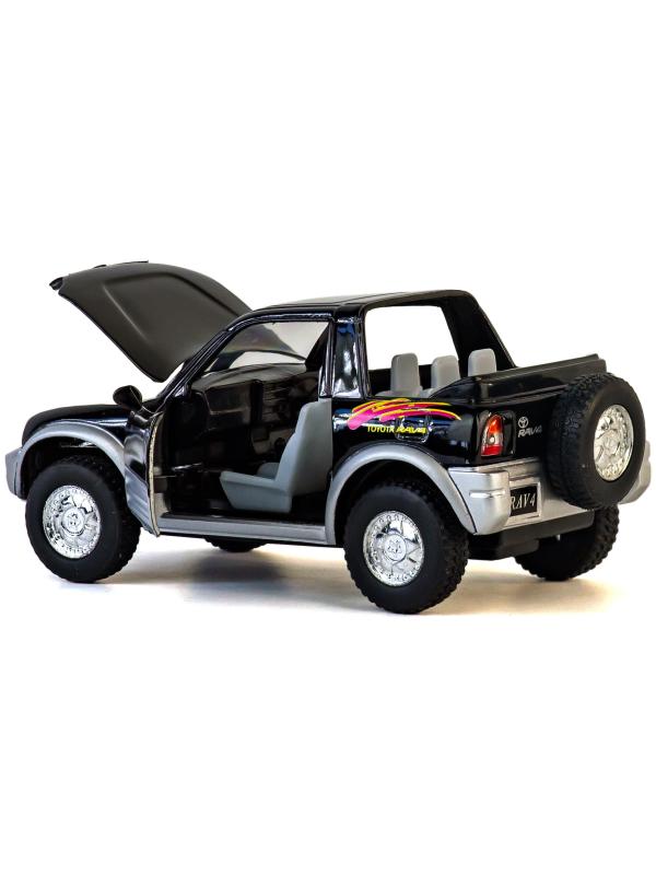 Металлическая машинка Kinsmart 1:32 «Toyota Rav4 Concept» KT5011D, инерционная / Черный