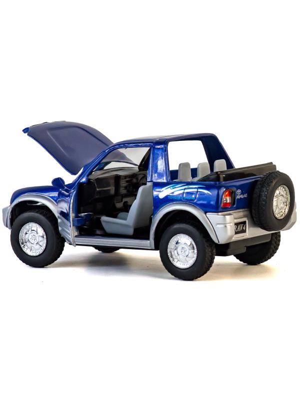 Металлическая машинка Kinsmart 1:32 «Toyota Rav4 Concept» KT5011D, инерционная / Синий