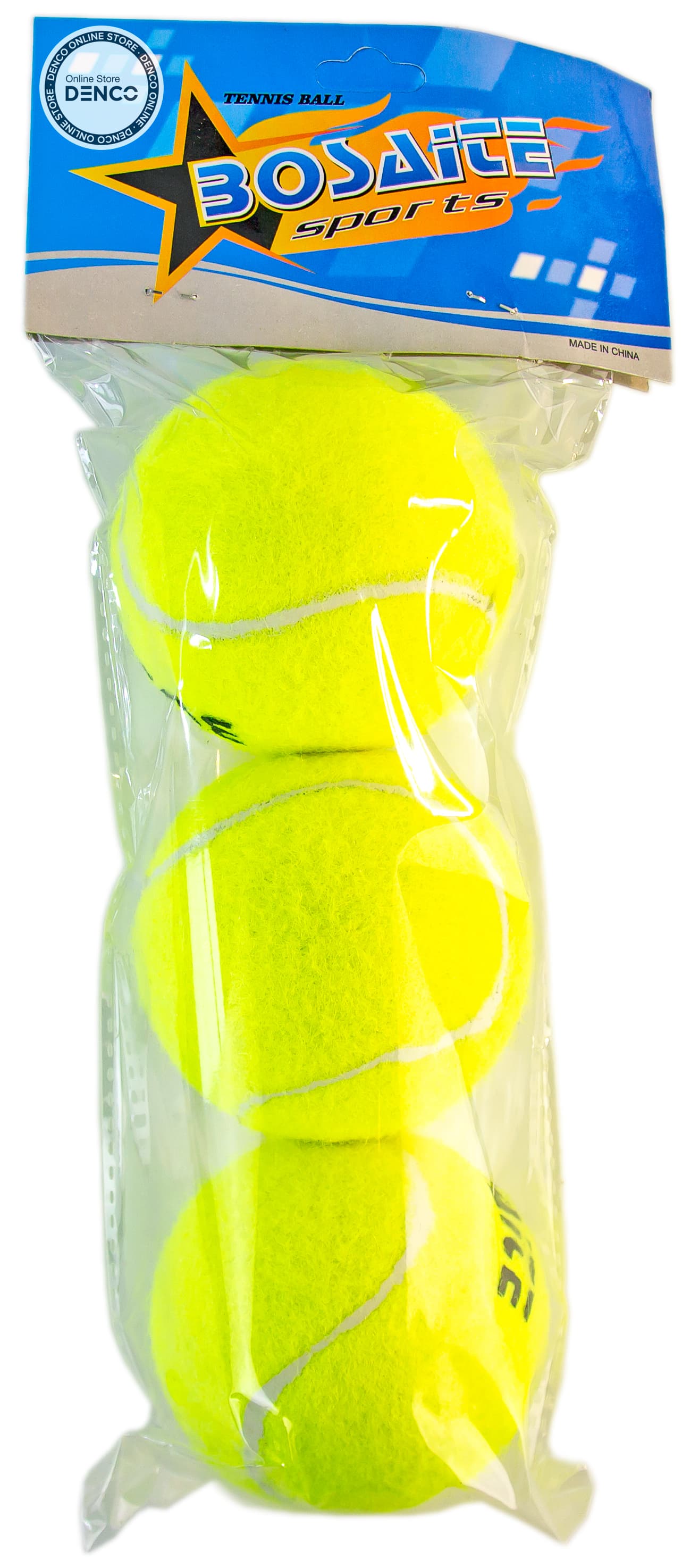 Мячи для большого тенниса Bosaite в пакете,Т47028 / 3 шт.