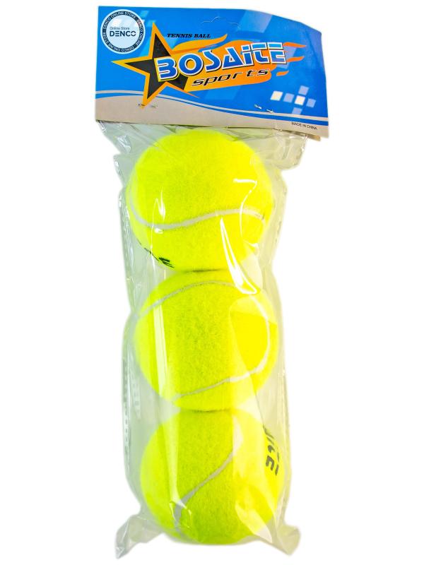 Мячи для большого тенниса Bosaite в пакете,Т47028 / 3 шт.