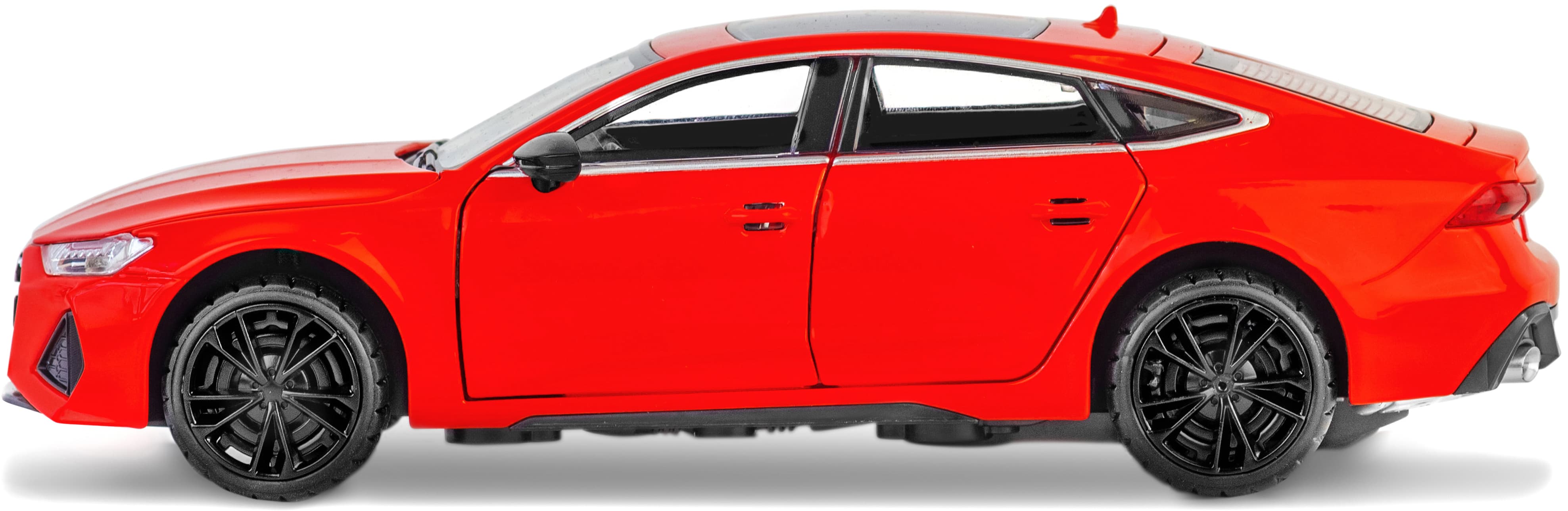 Металлическая машинка ChiMei Model 1:24 «Audi RS7» CM340, 21 см., инерционная, свет, звук / Микс