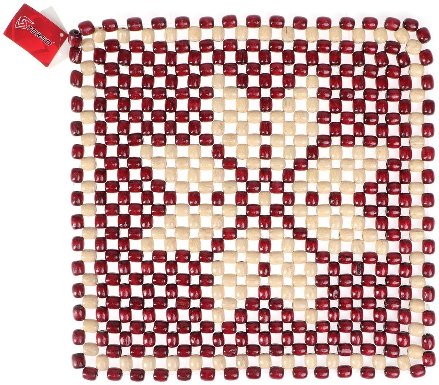 Накидка-массажер TORSO на сиденье 42×42 см, дерево, микс