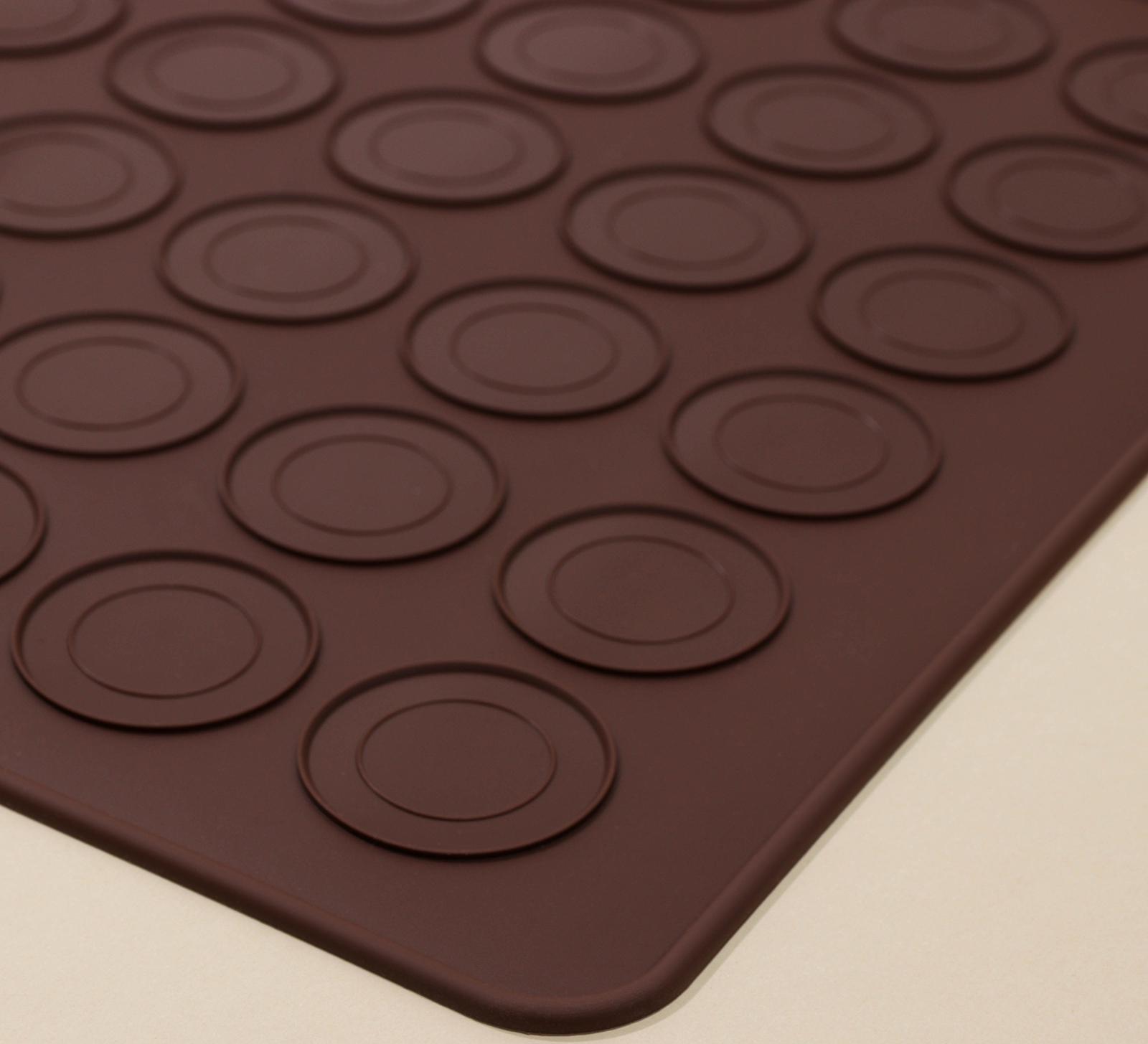 Коврик для макаронс силиконовый Доляна «Ронд», 39×29 см, цвет МИКС