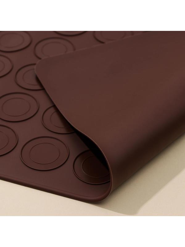 Коврик для макаронс силиконовый Доляна «Ронд», 39×29 см, цвет МИКС