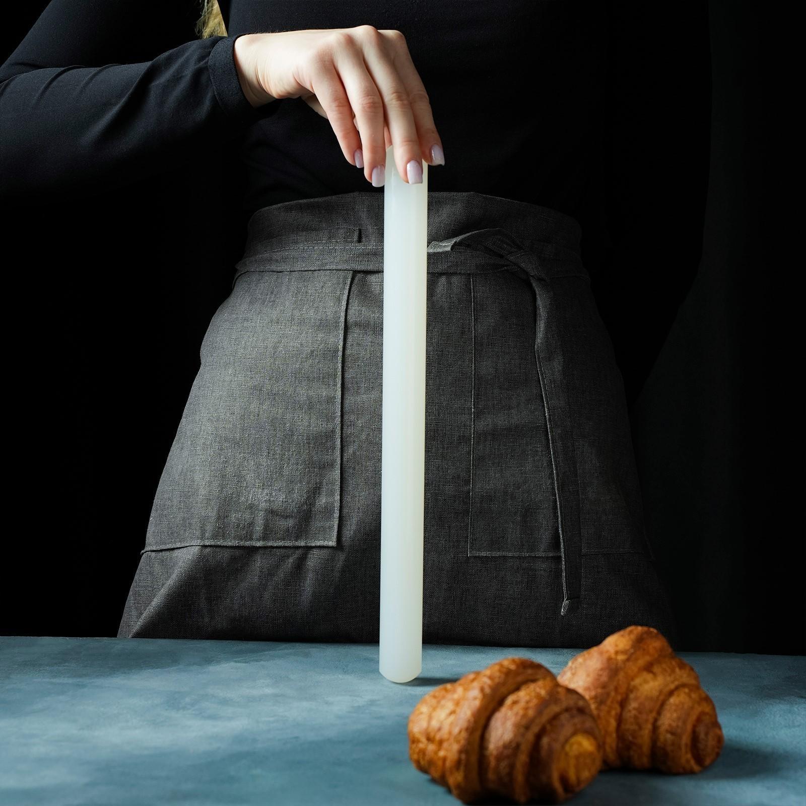 Скалка кондитерская гладкая «Классика», 33 см, акриловая