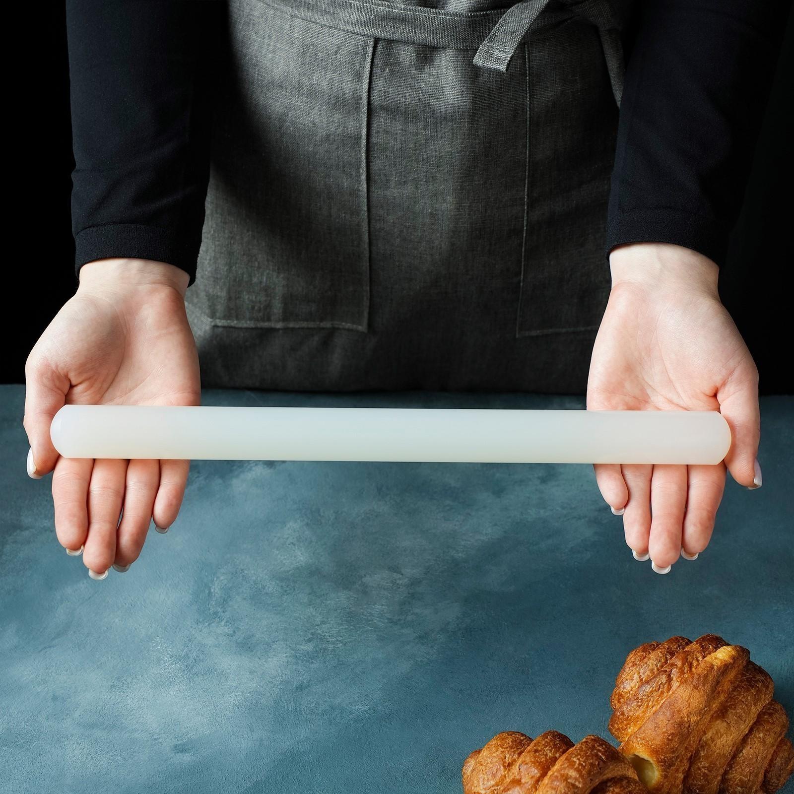 Скалка кондитерская гладкая «Классика», 33 см, акриловая