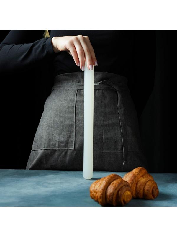 Скалка кондитерская гладкая «Классика», 33 см, акриловая