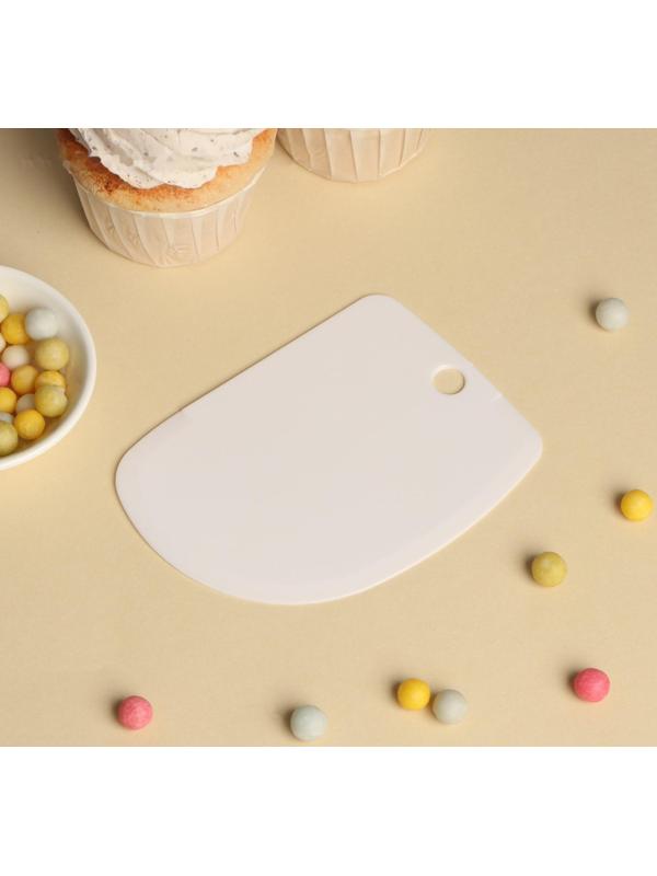 Скребок кондитерский Доляна, 12,5×8,5 см