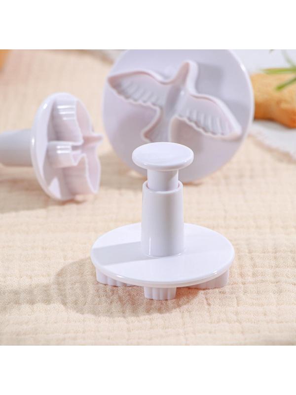 Набор плунжеров кондитерских Доляна «Птица», 3 шт, 4,5×5 см