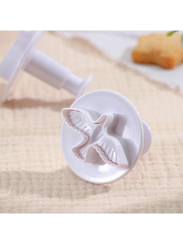 Набор плунжеров кондитерских Доляна «Птица», 3 шт, 4,5×5 см