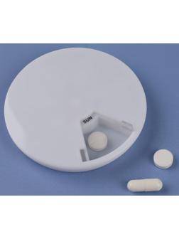 Таблетница «Be Well», 7 секций, цвет белый