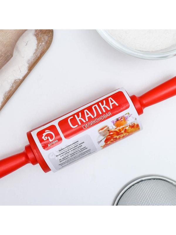 Скалка Доляна «Севилья», 22×4 см, цвет МИКС