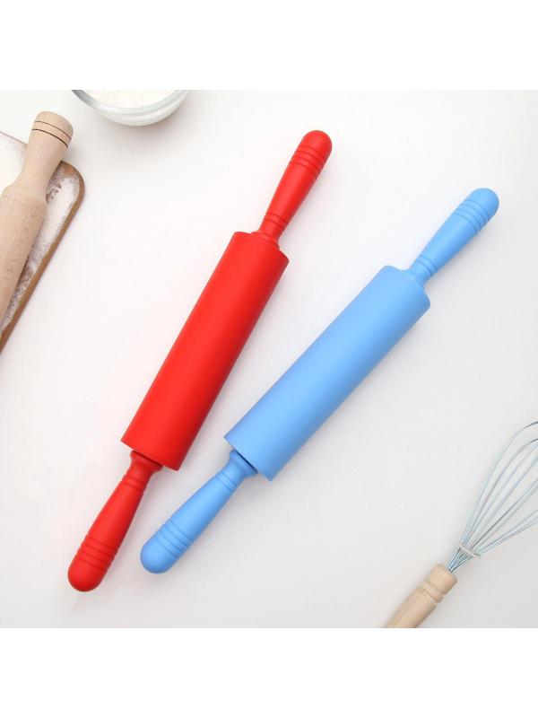 Скалка Доляна «Севилья», 43×5 см, цвет МИКС