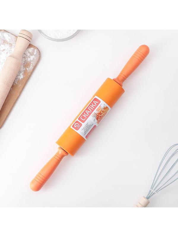 Скалка Доляна «Севилья», 43×5 см, цвет МИКС