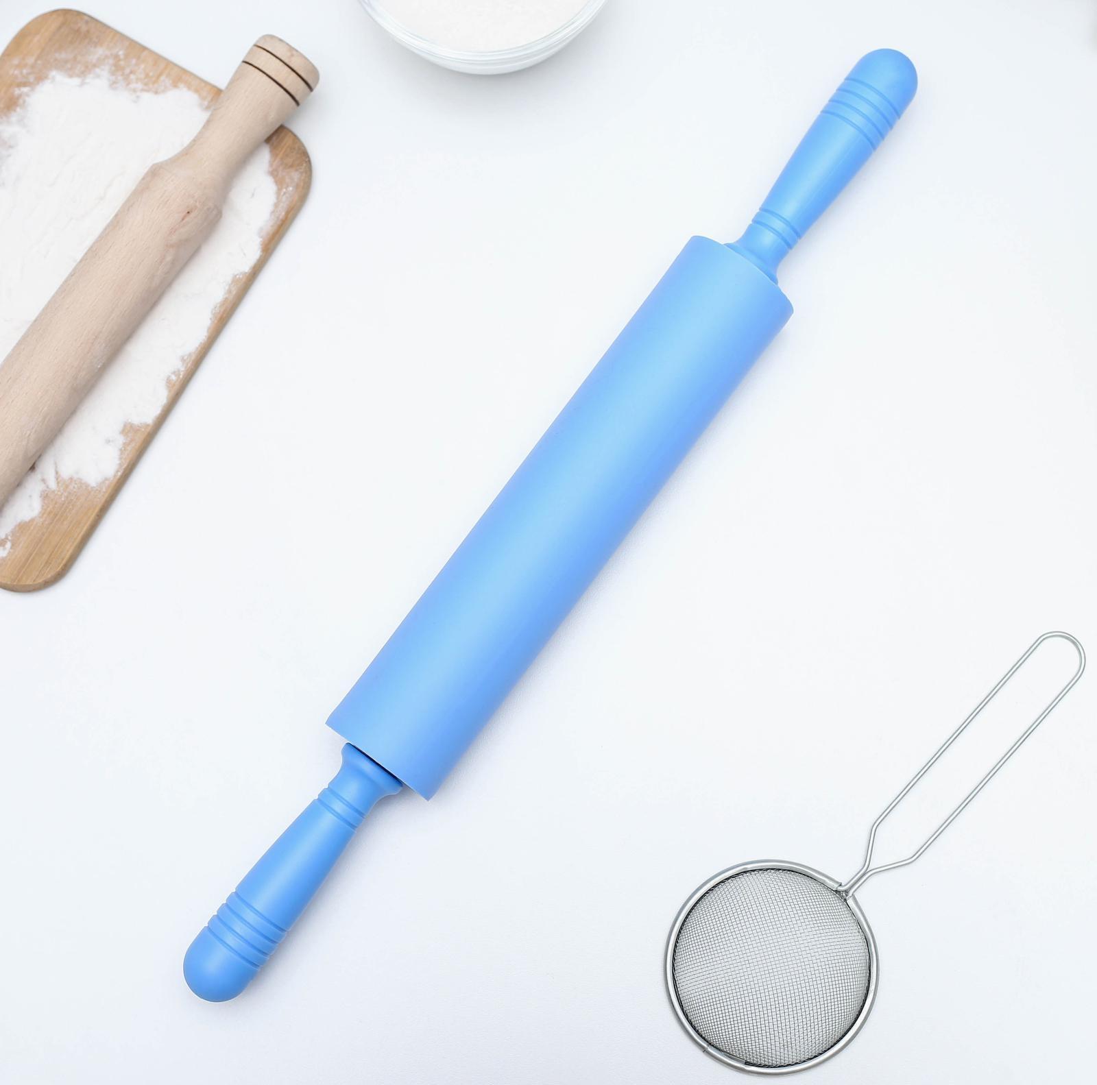 Скалка Доляна «Севилья», 49×5,5 см, цвет МИКС