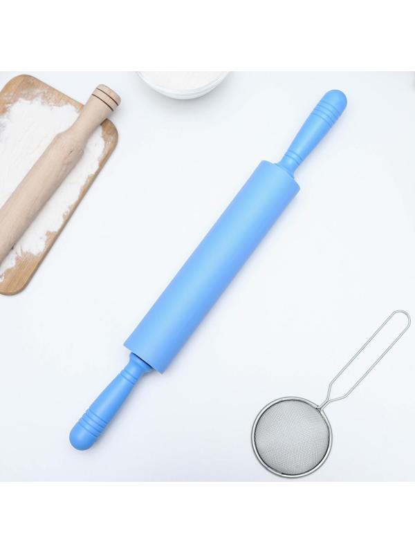 Скалка Доляна «Севилья», 49×5,5 см, цвет МИКС