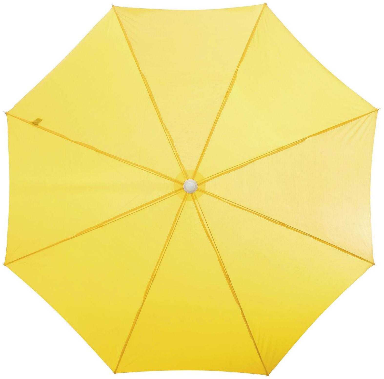 Зонт пляжный «Классика», d=150 cм, h=170 см, цвета микс