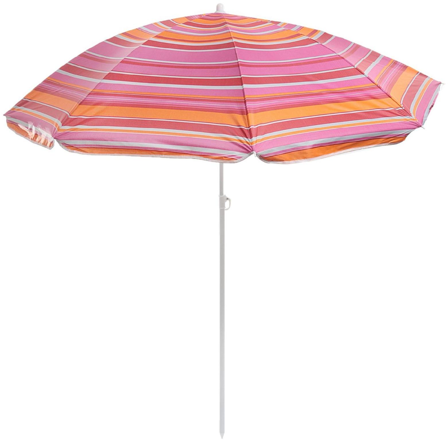 Зонт пляжный «Модерн» с серебряным покрытием, d=150 cм, h=170 см, МИКС